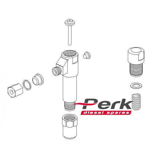 Complete Injector Body P2-01049 KBL82S166/4