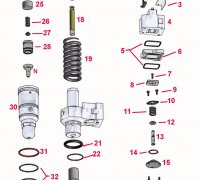 Retainer Spring Injector Detroit Diesel 50/60 Series A1-23764  